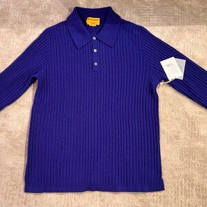 Guest In Residence Theo Waffle Cashmere Polo
